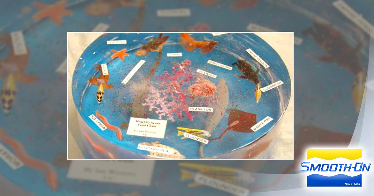 'Ocean Food Chain' Diorama Made With Encapso® K