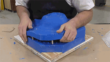 How To Make a Silicone Block Mold of an Irregularly Shaped Model: Mold Max™  30 
